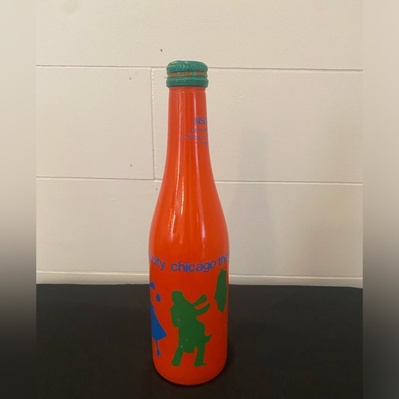 1980 NSDA CHICAGO COMMEMORATIVE SOFT DRINK CONVENTION PAINTED BOTTLE VINTAGE - Picture 4 of 8